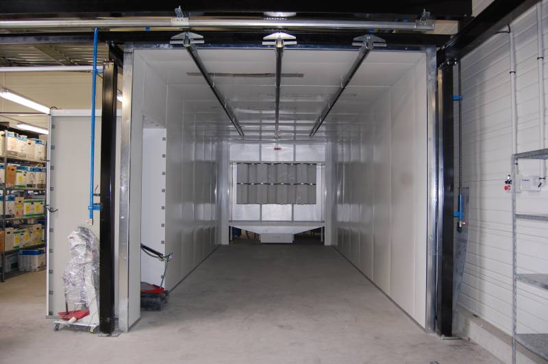 Cabine de poudrage à Montpellier
