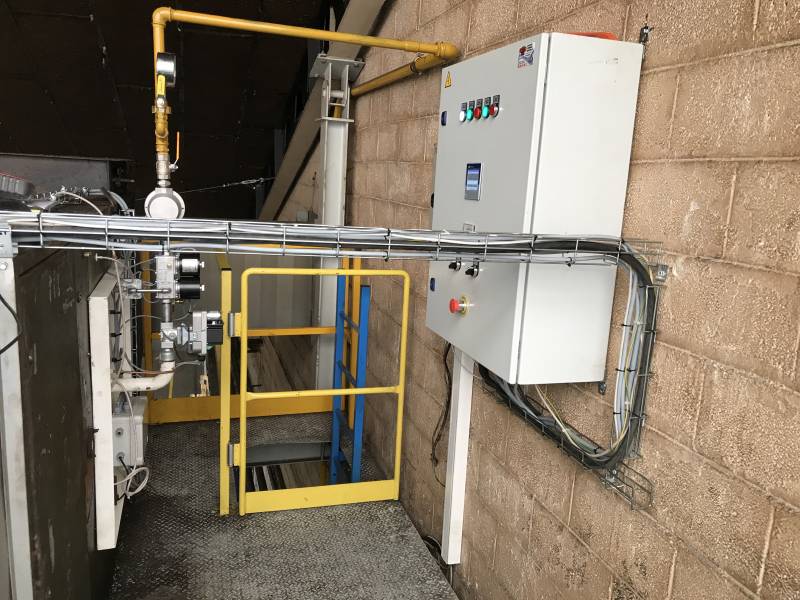 Brûleur veine d'air 500 kW Metz