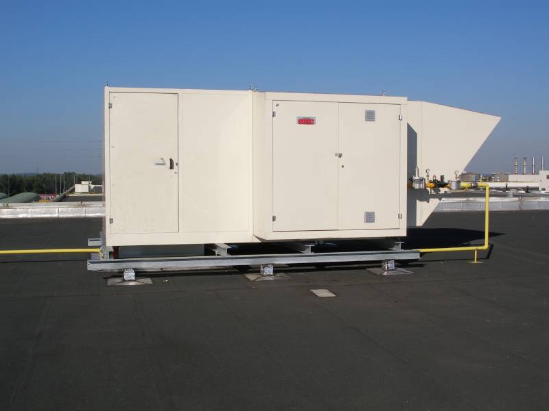 Générateur de ventilation tempérée MAK'AIR (MAKE-UP) situé à Charleroi BELGIQUE.