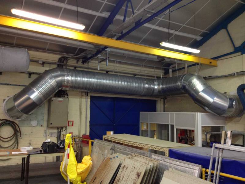 Ventilation de cabine de peinture à Marseille.